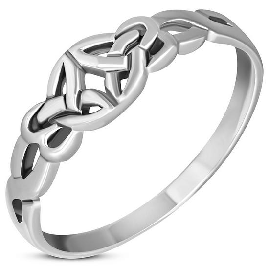 Celtic Trinity Knot Silver Ring, rp685